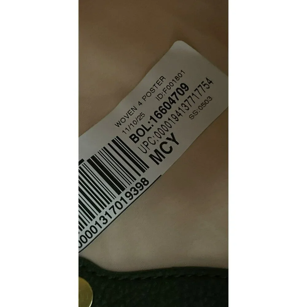 Style & Co Olive Green Woven Handbag New